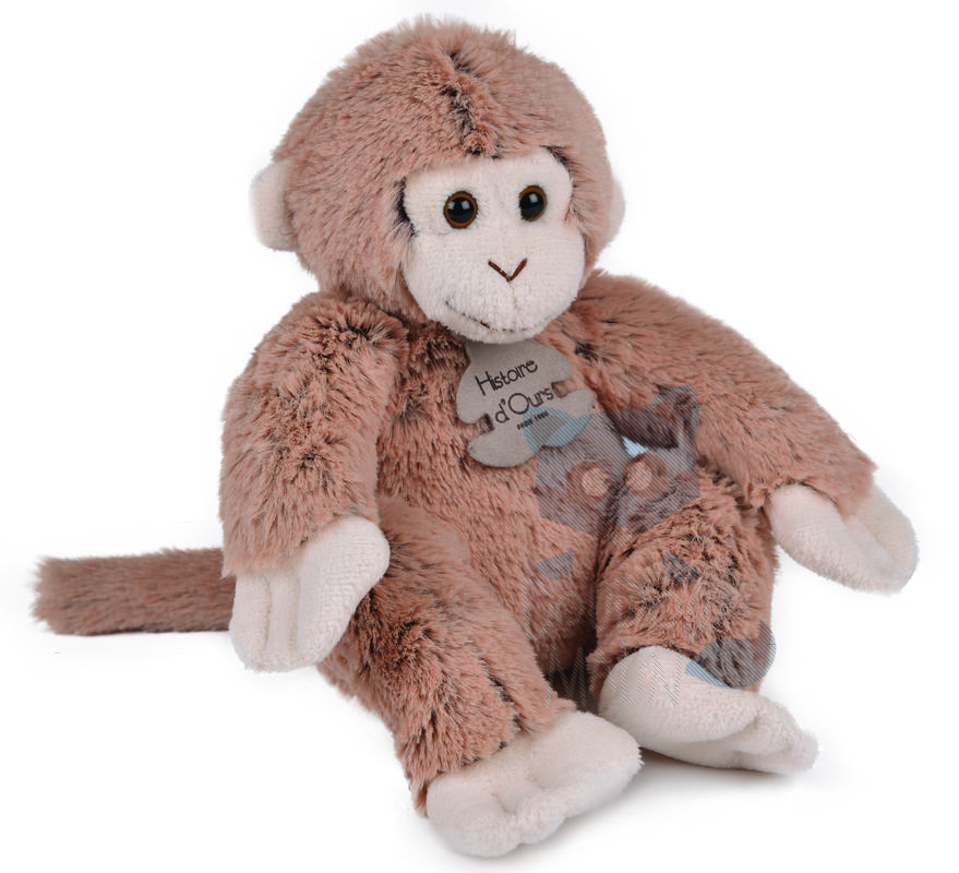  savane peluche singe beige marron 